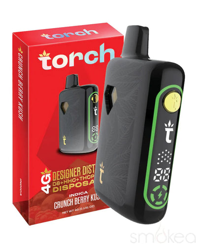 Torch 4g Designer Distillate Vape - Crunch Berry Kush - Indica