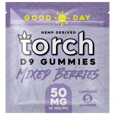 Torch Delta-9 Delta 9 Gummies 50mg -  Mixed Berries