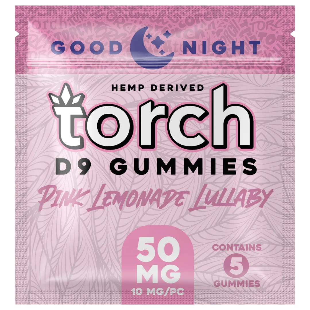 Torch Delta-9 Delta 9 Gummies 50mg -   Pink Lemonade Lullaby
