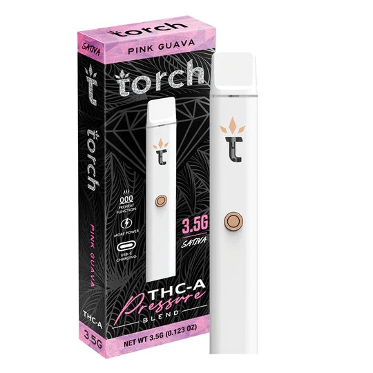 Pressure THCA Pink Guava Sativa Torch Disposable Vape Pen 3.5g