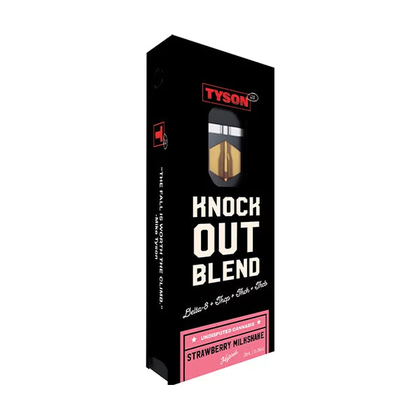 Tyson 2.0 Undisputed Knock Out Blend Disposable - Strawberry Milkshake Hybrid