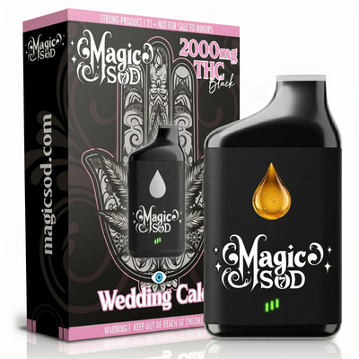 MAGICSOD Wedding Cake 2000mg THC Blend Disposable Vape - Indica