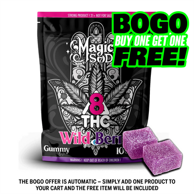 MAGICSOD D8 THC Wild Berry Gummies (5pcs)