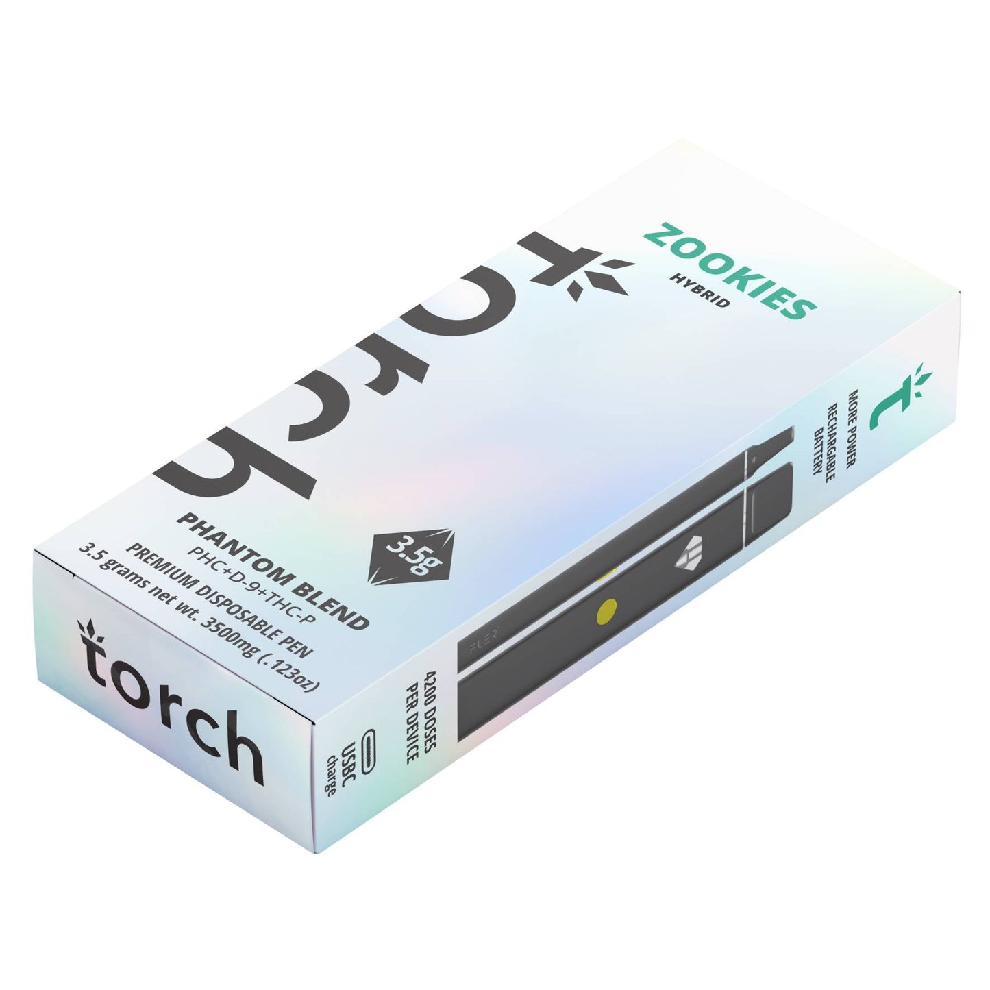Torch Phantom Blend THC Disposables 3.5g -  Zookies – Hybrid